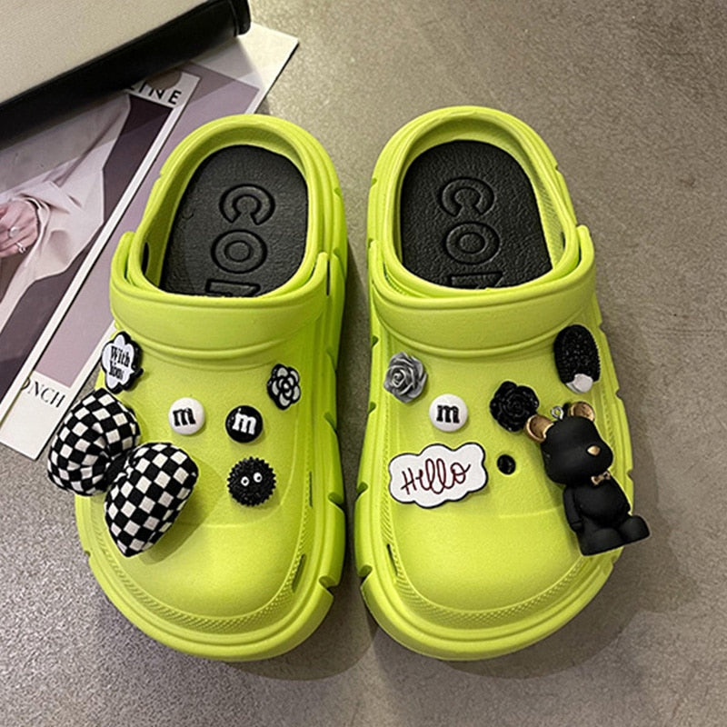 Crocs Divertido Personalizado Black