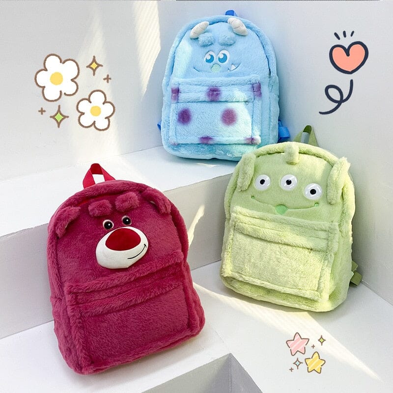 Mochilas Pixar Felpudas Kawaii