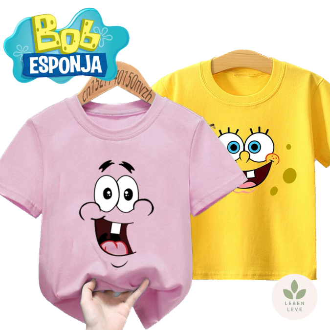 Camisa Infantil Bob esponja -