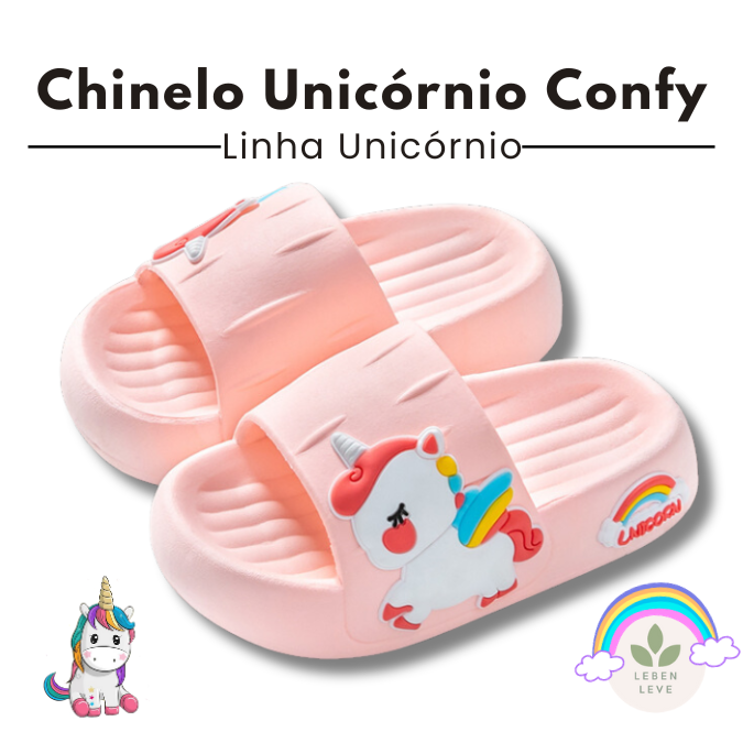 Chinelo Unicornio Confy -