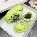 Crocs Divertido Personalizado Quadriculado