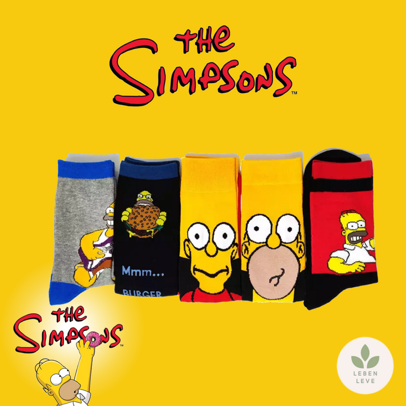 Kit 8 Meias Simpsons Sortidas - Fun2U