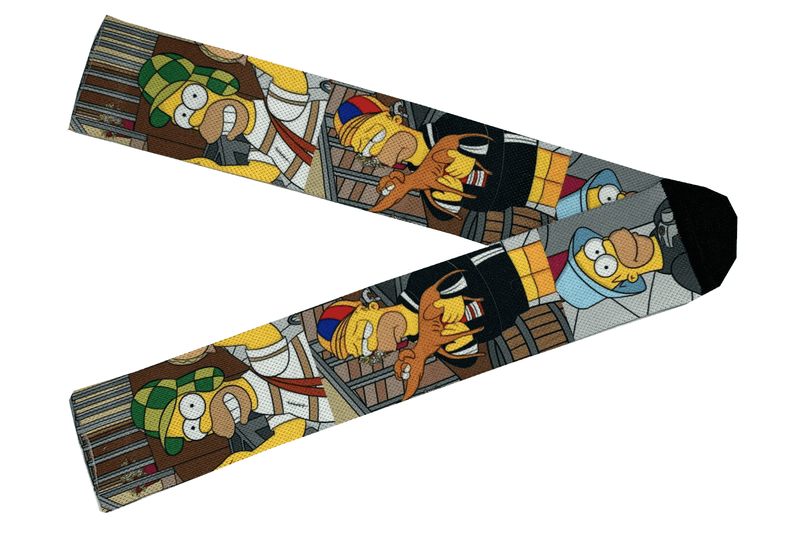 Meia Cano Alto Estampada Homer Chaves