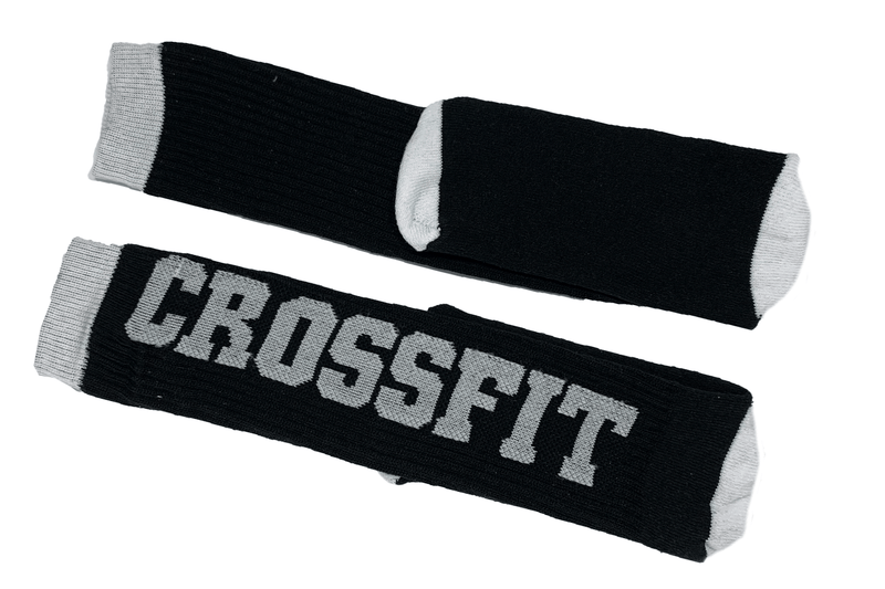 Meião para Crossfit 3/4 Preto com Borda Branco