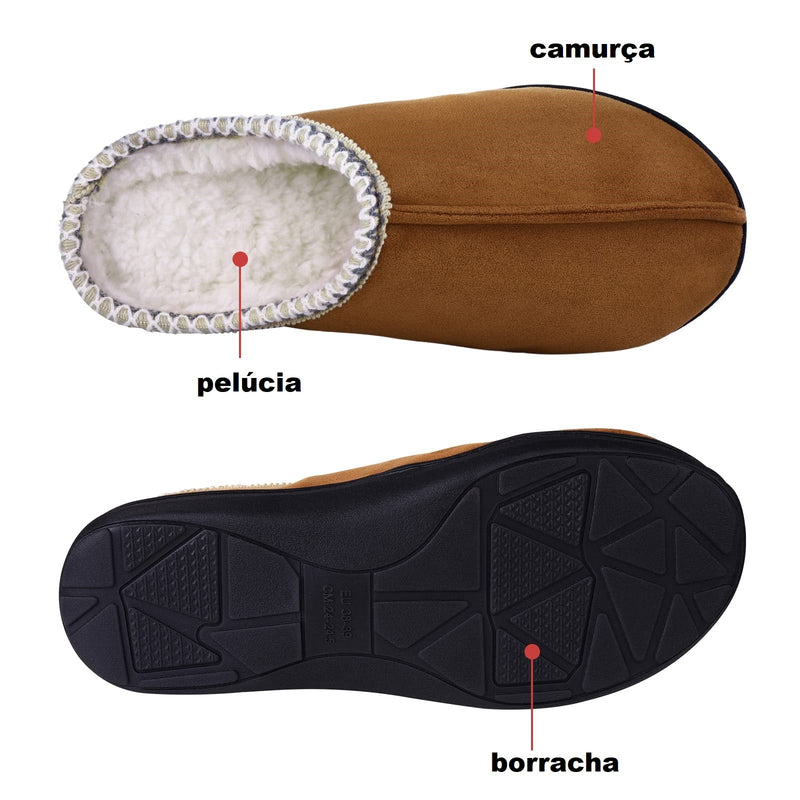 Pantufa Adelaide - Solado Antiderrapante