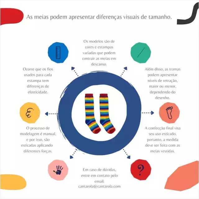 Meia Fadinha com aplicação ( asa e pom pom)