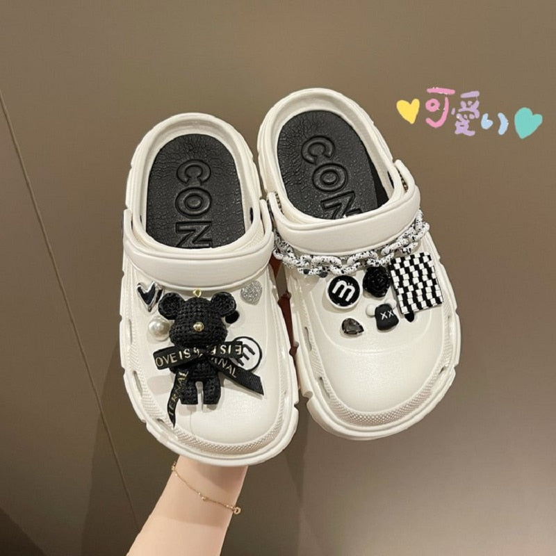 Crocs Divertido Personalizado Black