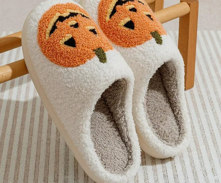 Pantufa Fofa de Abóbora