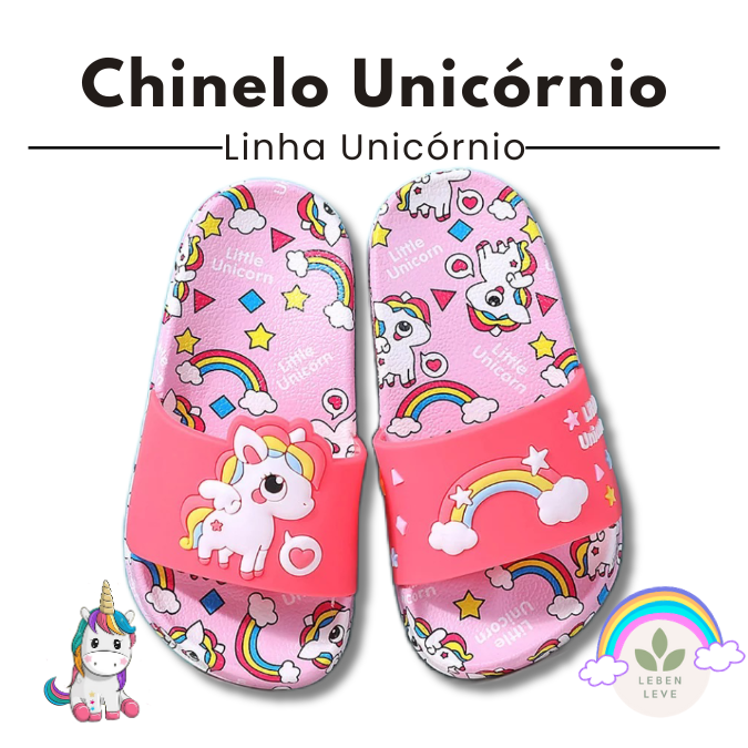 Chinelo Unicórnio