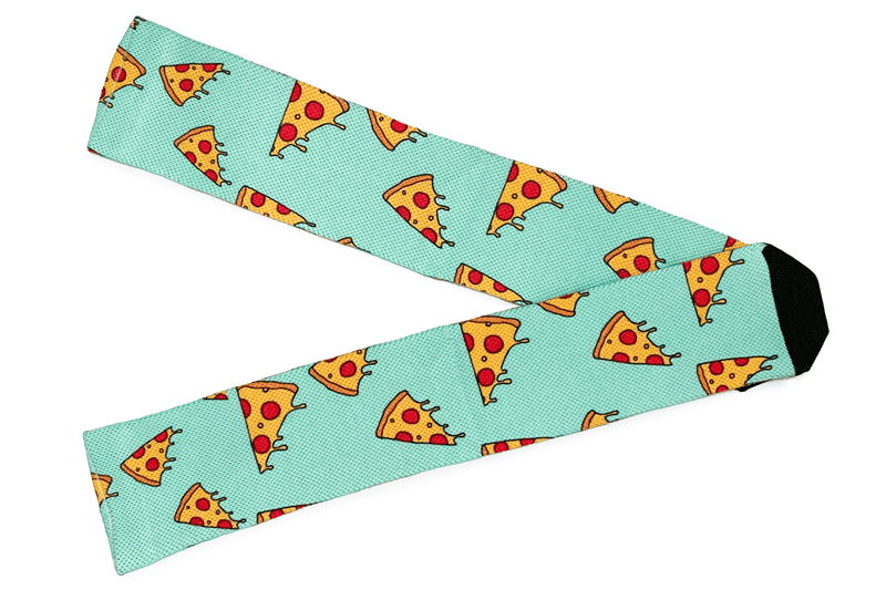 Meia Cano Alto Estampada Pizza Derretendo