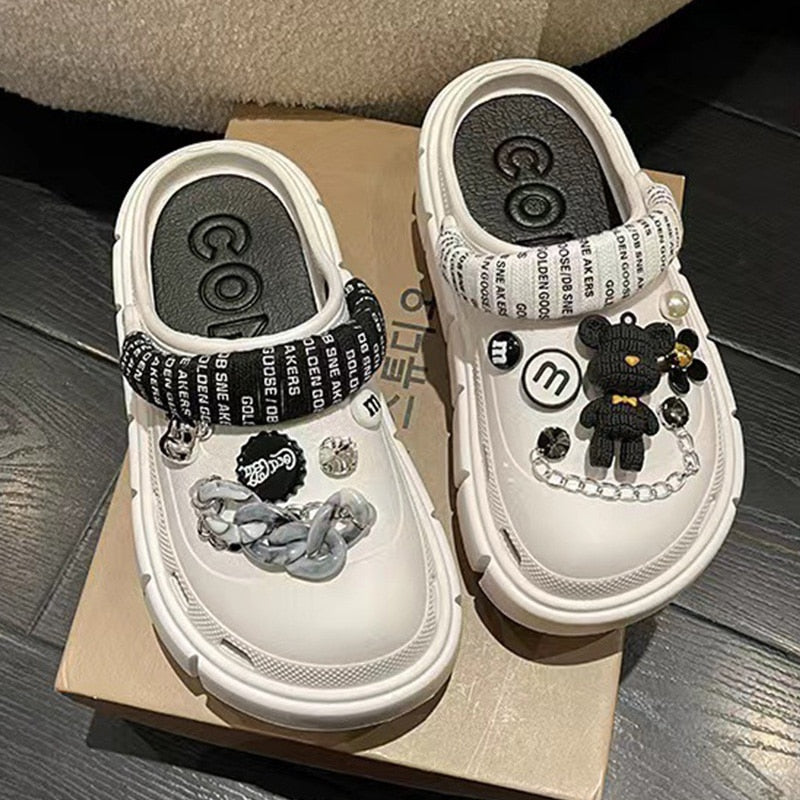 Crocs Divertido Personalizado Quadriculado