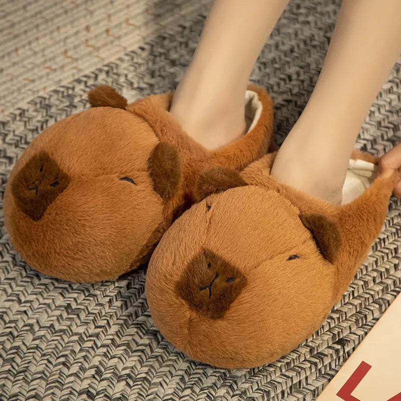 Pantufas Kawaii de Capivara