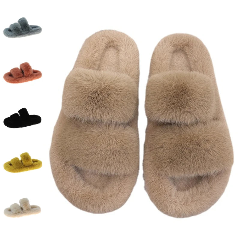 Chinelo Pantufa Feminino Para Inverno Macio Confortável