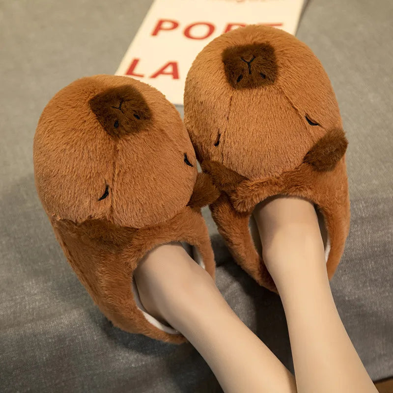 Pantufas Kawaii de Capivara