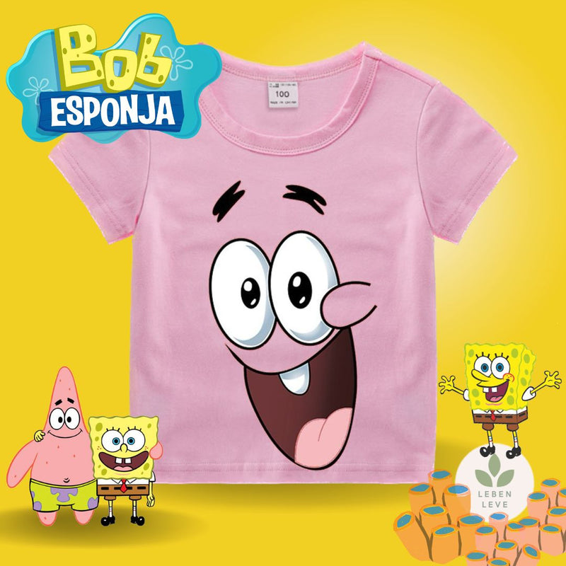 Camisa Infantil Bob esponja -