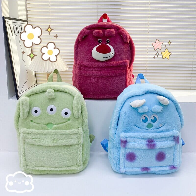 Mochilas Pixar Felpudas Kawaii