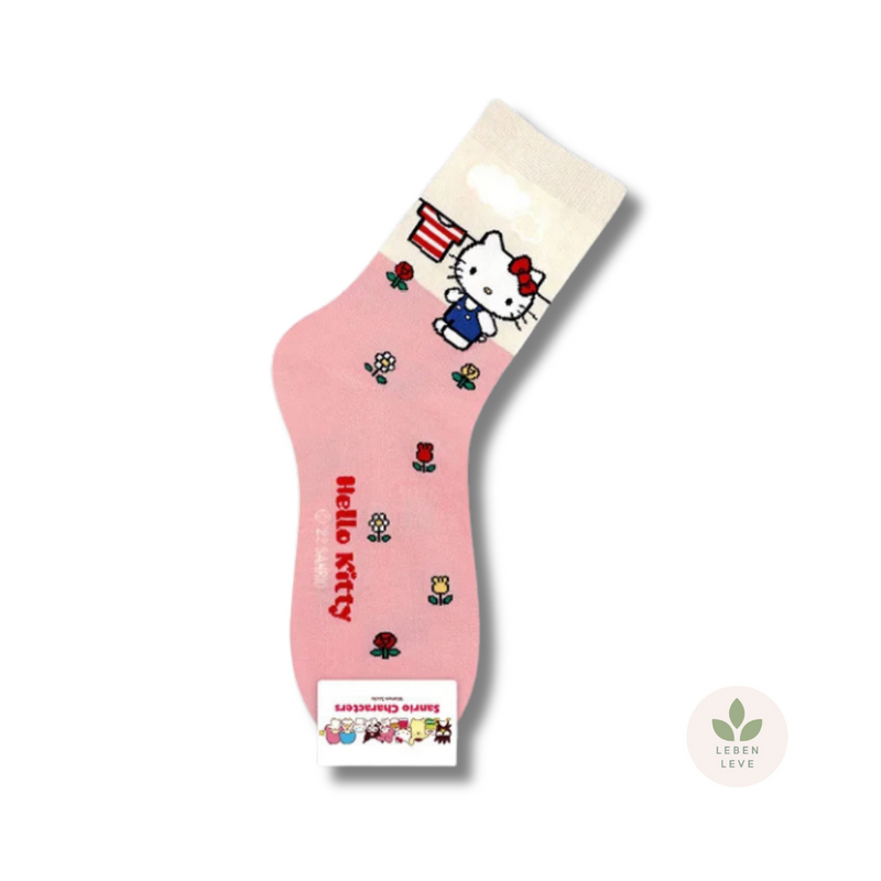 Chinelo Hello Kitty - So Soft + Brinde Par de Meias Hello Kitty