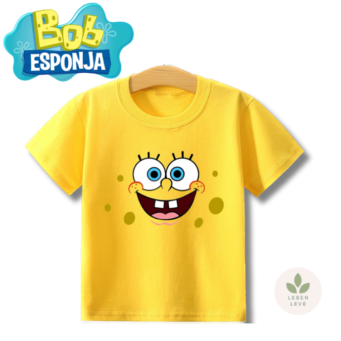 Camisa Infantil Bob esponja -