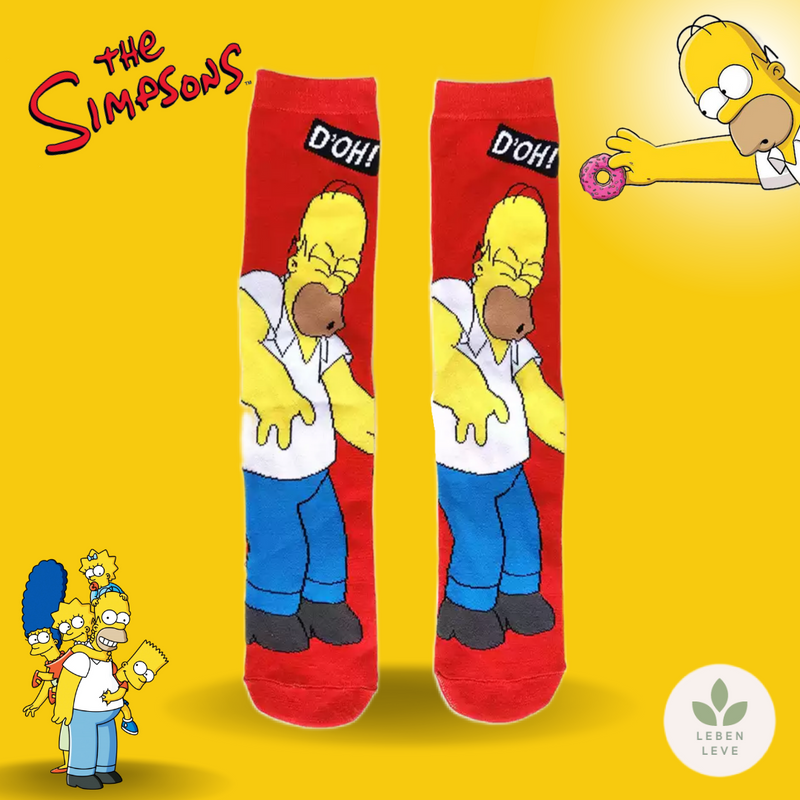 Kit 8 Meias Simpsons Sortidas - Fun2U