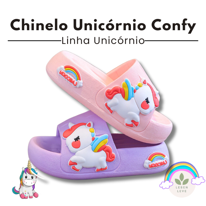 Chinelo Unicornio Confy -