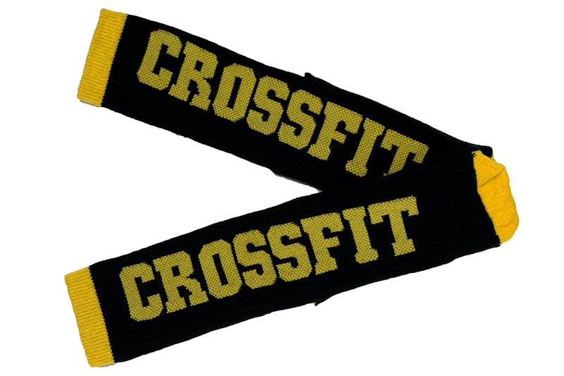 Meião para Crossfit 3/4 Preto com Borda amarelo