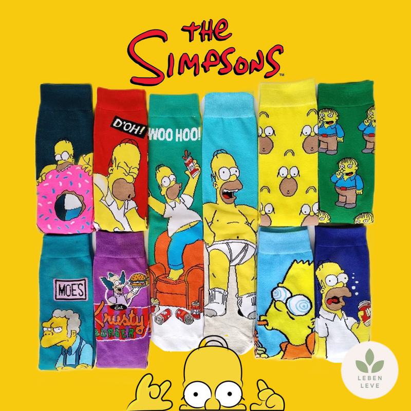 Kit 8 Meias Simpsons Sortidas - Fun2U