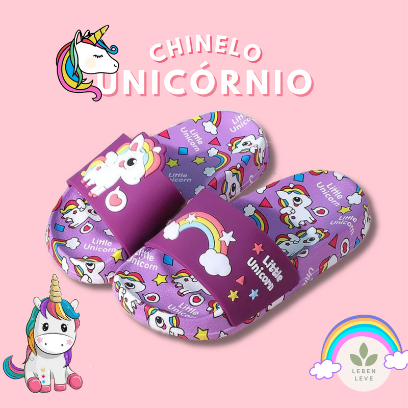 Chinelo Unicórnio