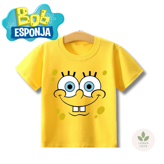 Camisa Infantil Bob esponja -