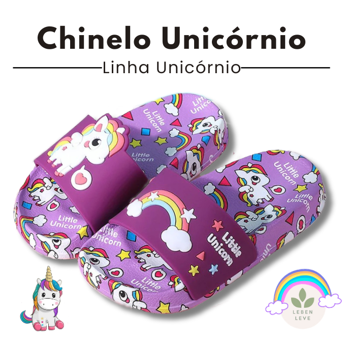 Chinelo Unicórnio