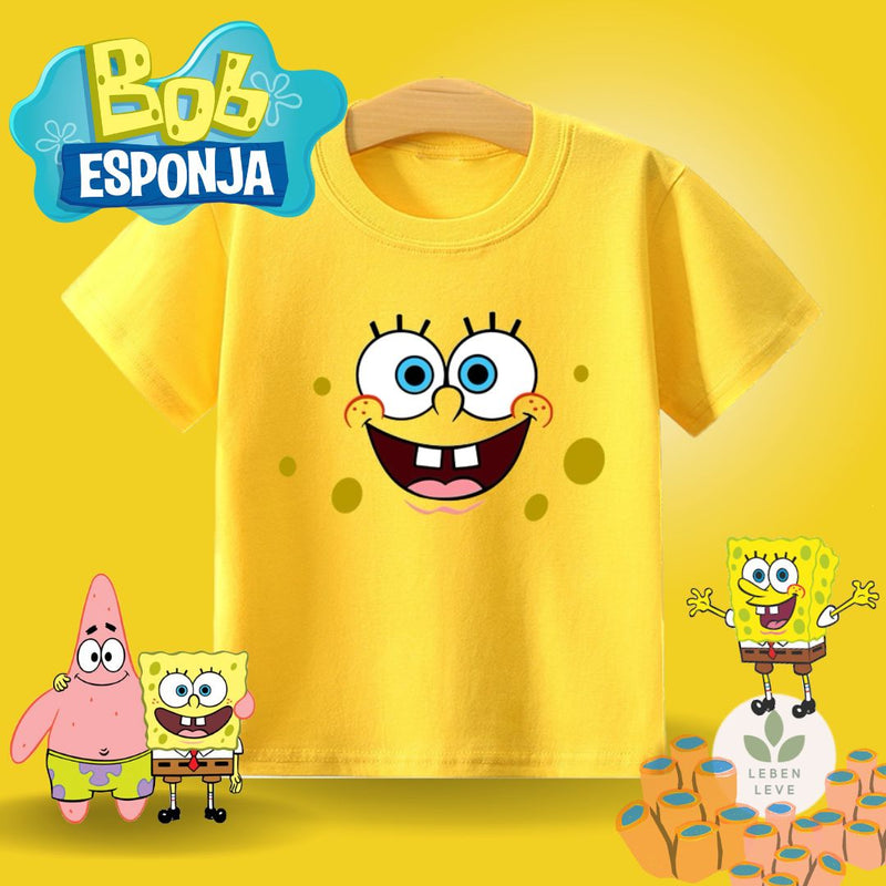 Camisa Infantil Bob esponja -