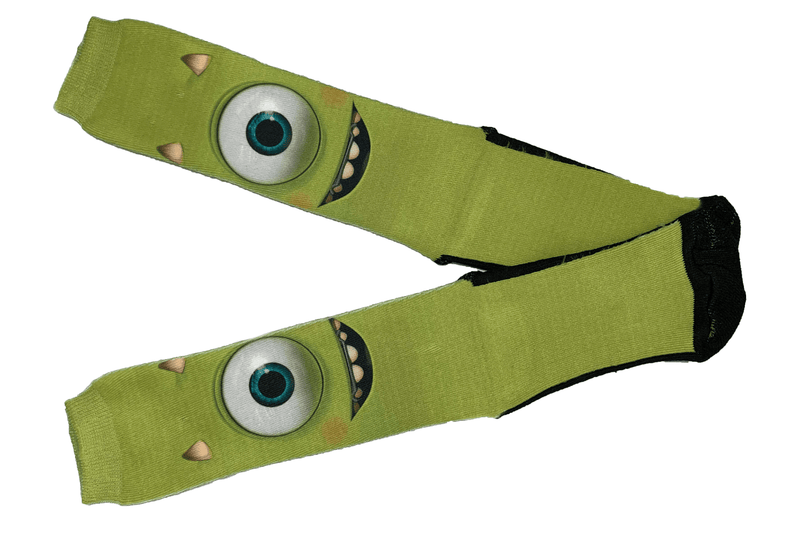 Meia Cano Alto Divertida Mike Wazowski