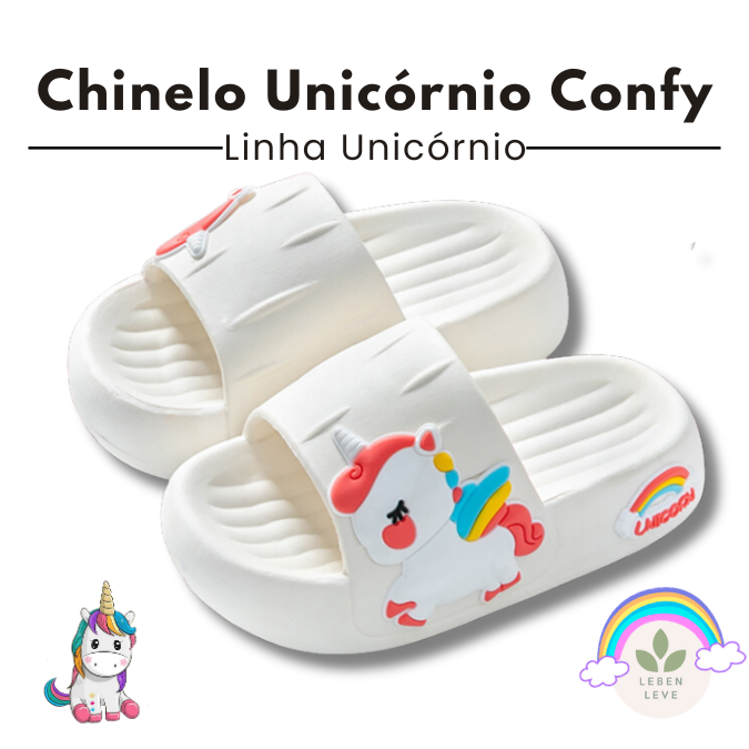 Chinelo Unicornio Confy -