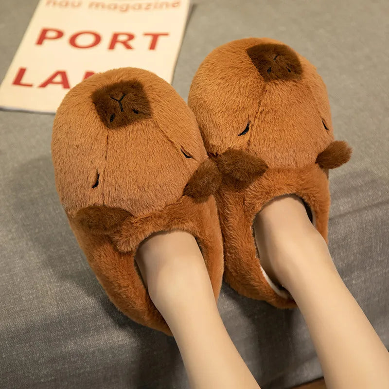 Pantufas Kawaii de Capivara