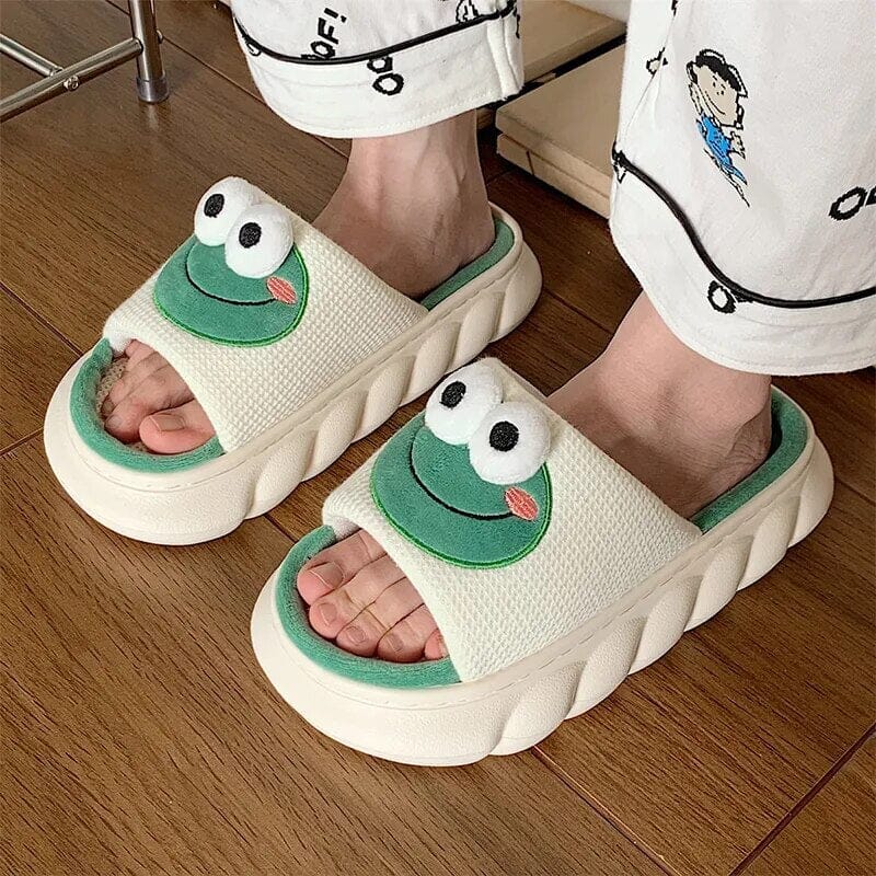 Chinelo de Sapo Estilo Kawaii