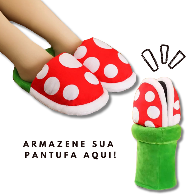 Pantufa Cactus + Cano (Mario)