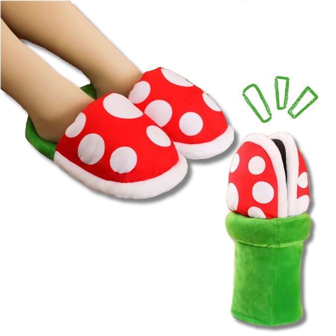 Pantufa Cactus + Cano (Mario)