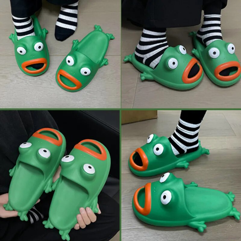 Chinelo Divertido Sapo Frog