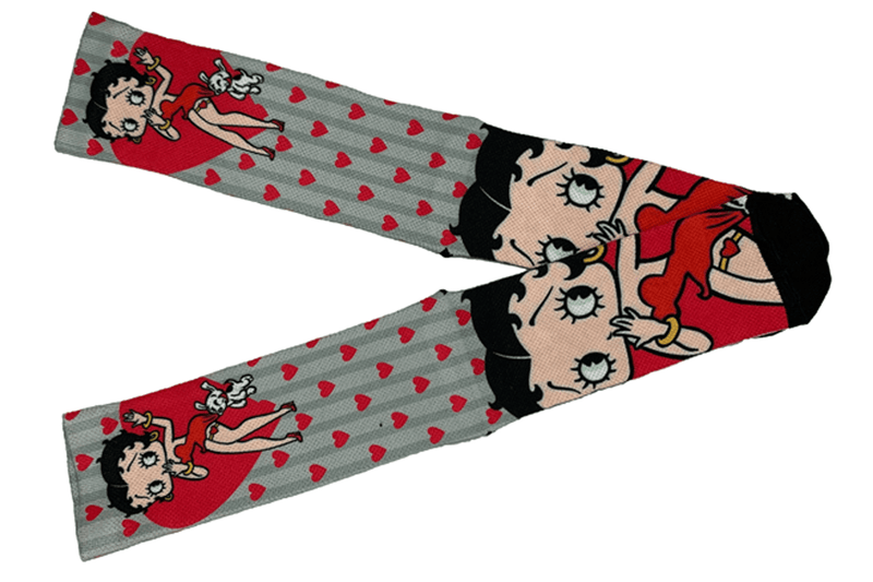 Meia Cano Alto Estampada Betty Boop