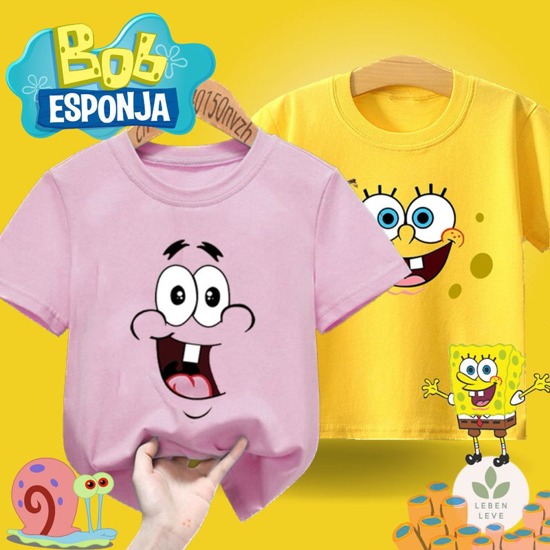 Camisa Infantil Bob esponja -