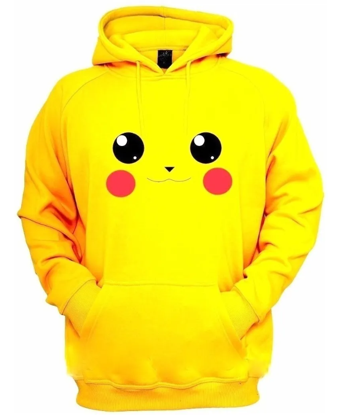 Blusa Moletom Pokémon Pikachu - FRETE GRÁTIS