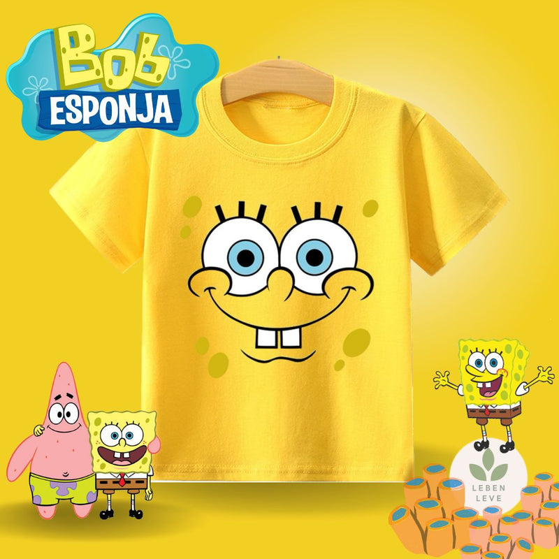 Camisa Infantil Bob esponja -