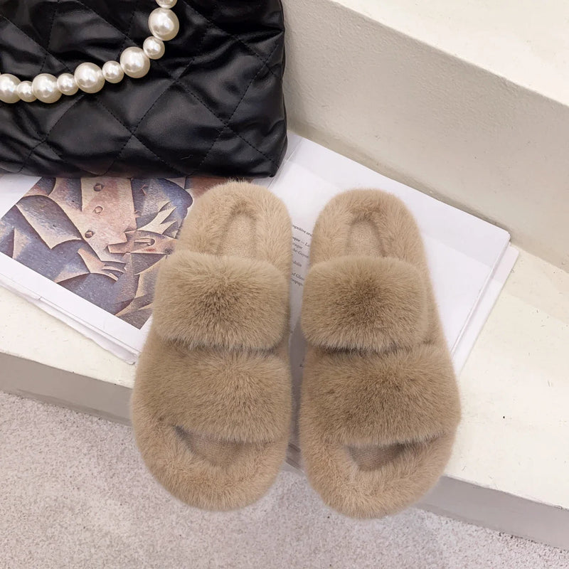 Chinelo Pantufa Feminino Para Inverno Macio Confortável