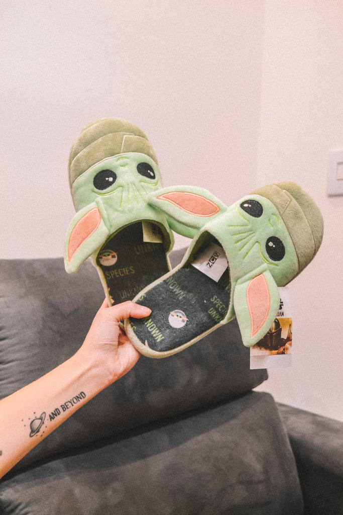 Chinelo Pantufa - Baby Yoda